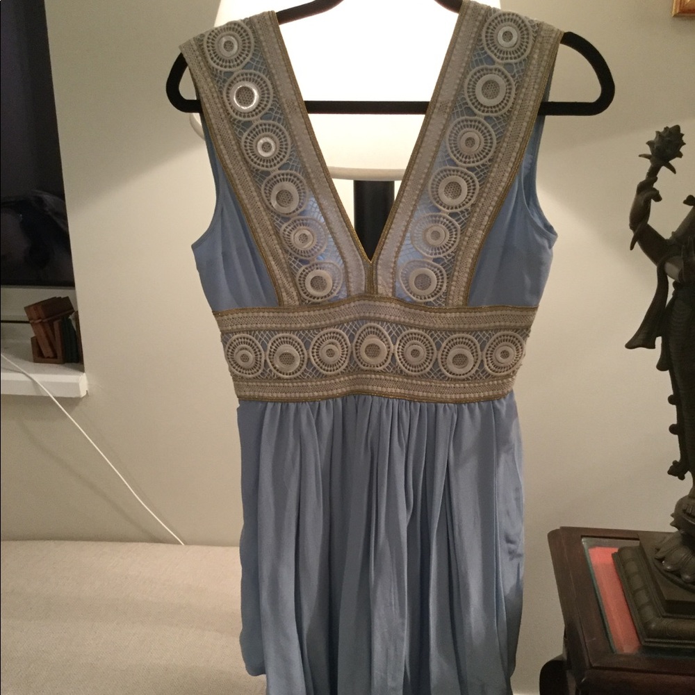 TRACEY REESE of New York light blue dress